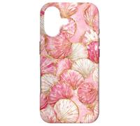 Pastel Pearl Shell Mosaic Coastal Ocean Aesthetic Case for iPhone 17