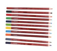 Pastel Pencils, 12Pcs Pastel Colored Pencils Chalk Charcoal Drawing Charcoal Artist for Sketching, Drawing, Shading, Coloring, Layering (Landscape color pink pencil)
