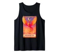 Pastel Phoenix Tarot Card Rebirth Phoenix Fire Bird Rising Tank Top