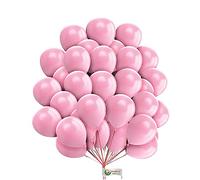 Pastel Pink Balloons 15 pcs Macaron Pink Balloon 12 inch Light Baby Pink Latex Balloons for Girls Women Birthday Baby Shower Wedding Bridal Party Decorations