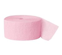 Pastel Pink Crepe Paper Streamer (2 Meters) 1 Piece - Premium Quality Party Decoration for Celebrations and Events
