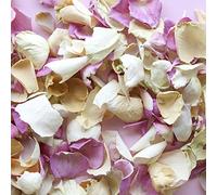 Pastel Pink Dried Rose Petals | Biodegradable Rose Petal Confetti | Perfect for Weddings and Events (Light Pastel Pink, 5 Litres)