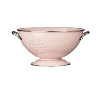 Pastel Pink Enamel Retro Colander | Hollis