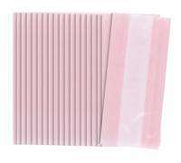 Pastel Pink Large Cellophane Bags (7cm x 12cm) 30 Count - Vibrant and Durable Packaging for Gifts and Treats