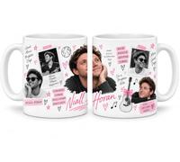 Pastel Pink Niall 1D One Horan Direction Custom Personalised Personalized Ceramic Coffee Mug 11oz Durham Tea Mug Gift Set Round Square Coaster Cup Handle Dishwasher Safe Custom Printed Design
