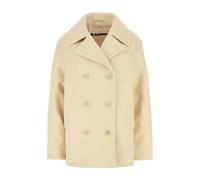 Pastel Pink Wool Coat - female - Jil Sander - Double-Breasted Coats - Yellow - M - Coats M
