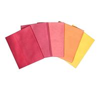 Pastel Plain Red Cotton Fat Quarters Bundle Fabric Bundles 5-piece Pack (18 x 22 inches) (100% Cotton Fabric, Ideal for Crafts, Quilting, Sewing DIY Scrapbook Craft Making Supplies
