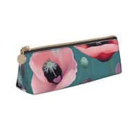 Pastel Poppies Print Convenience Pencil Case Pen Pouch School College Office Boys Girls Study Supplies