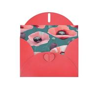 Pastel Poppies Print Greeting Cards With Envelopes,Holiday,Birthday,Wedding,And All Occasions