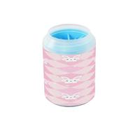 Pastel Rabbit Peach Portable Pet Foot Paws Washer Soft Silicone Brush Pets Grooming Supplies for Small Medium Dogs & Cat Breeds
