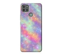 Pastel Rainbow Galaxy Pink Sky Case Cover For Motorola Moto G9 Power