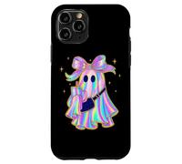Pastel Rainbow Ghost With Bow Halloween Style Case for iPhone 11 Pro