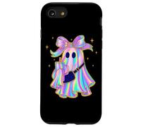 Pastel Rainbow Ghost With Bow Halloween Style Case for iPhone SE (2020) / 7 / 8
