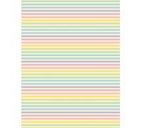 Pastel Rainbow Horizontal Striped Notebook: A Classic Notebook for School, Notes, Sketching, Journaling & Everyday Writing