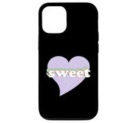 Pastel Rainbow Sweet Heart with Donut Pattern Case for iPhone 12/12 Pro