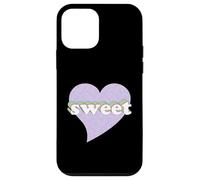 Pastel Rainbow Sweet Heart with Donut Pattern Case for iPhone 12 mini