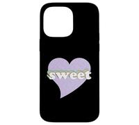 Pastel Rainbow Sweet Heart with Donut Pattern Case for iPhone 14 Pro Max