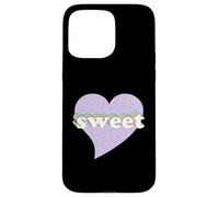 Pastel Rainbow Sweet Heart with Donut Pattern Case for iPhone 15 Pro Max