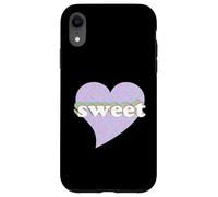 Pastel Rainbow Sweet Heart with Donut Pattern Case for iPhone XR