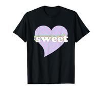 Pastel Rainbow Sweet Heart with Donut Pattern T-Shirt