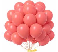 Pastel Red Balloons 5 Inch Red Romantic Balloons for Red Party Decoration Birthday Wedding Proposal Engagement Anniversary Decoration 15 Pack