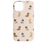 Pastel Santa’s Little Long Helpers Christmas Dachshund Case for iPhone 14