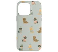 Pastel Santa’s Little Long Helpers Christmas Dachshund Case for iPhone 14 Pro Max