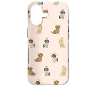 Pastel Santa’s Little Long Helpers Christmas Dachshund Case for iPhone 17