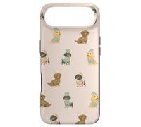 Pastel Santa’s Little Long Helpers Christmas Dachshund Case for iPhone Air