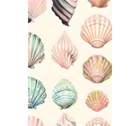 Pastel Seashell Notebook - Cute Sea Themed Notebook: 6x9" Notebook Journal with 100 Lined Pages