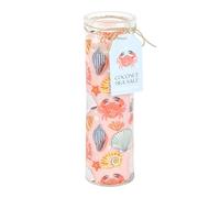 Pastel Shell Print Coconut & Sea Salt Tube Candle | Home Fragrance Gift