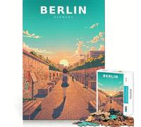 Pastel Silence at The Berlin Wall Hard Jigsaw Puzzle for Adults 1000 Pieces Smart Game Home Enjoy Image Assembly Festive Gift (50x75cm)