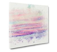Pastel Sky Canvas Print | Gallery Wrapped 30mm Frame Wall Art | 14x14 inches | Ready to Hang | Abstract Picture | Living Room Bedroom Lounge Office