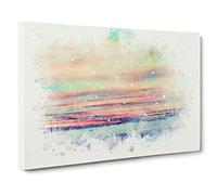 Pastel Sky Canvas Print | Gallery Wrapped 30mm Frame Wall Art | 24x16 inches | Ready to Hang | Abstract Picture | Living Room Bedroom Lounge Office