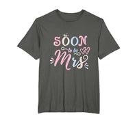 Pastel Soon to Be Mrs Bride Bridal Shower T-Shirt, Men's Big and Tall, Asphalt Grey, 3X Tall