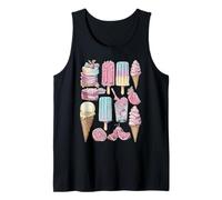 Pastel Summer Desserts Whimsical Sweets Dreamy Beach Art Tank Top