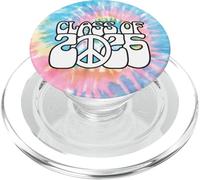 Pastel Tie Dye Peace Sign | Back to School Class of 2026 PopSockets PopGrip for MagSafe