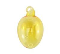 Pastel Yellow | Coloured Glass Easter Egg | Hanging Ornament | Gisela Graham