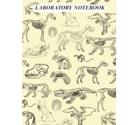Pastel Yellow Veterinary Anatomy Graph Paper Laboratory (Lab) Notebook: 8 1/2 x 11", 100 Sheets, Hardcover, Research, Animal Anatomy, Skeletal Anatomy