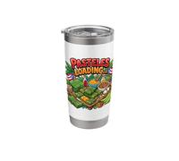 Pasteles Loading Funny Puerto Rican Foodie Stainless Steel Insulated Tumbler