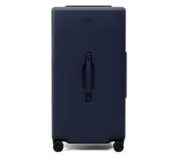 PASTELS® Large Check in Suitcase - 100% Polycarbonate Trunk Luggage | Lightweight Hard Shell with 4 Spinner Wheels & TSA Locks (Pacific Blue, Trunk)