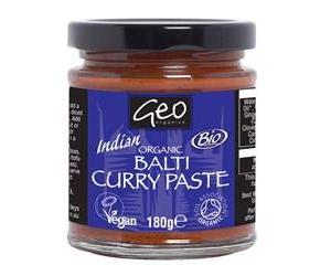 Pastes - Balti Curry Paste 180g by Geo Organics