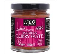 Pastes - Org Madras Curry Paste 180g by Geo Organics