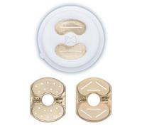 Pastidea Cutting Dies Kit with 3 sizes: Pappardelle 15mm, Mafalde, Spaghetti 2mm - Compatible with Philips Pasta Maker Avance and 7000 Series