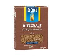 Pastificio De Cecco Premium Whole Wheat Conchigliette Piccole Pasta (4 x 500gr) - Ideal For Broth Soups Or Rich Legume And Vegetable Minestrone
