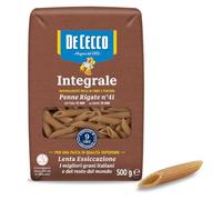 Pastificio De Cecco Premium Whole Wheat Penne Rigate Pasta (4 x 500gr)