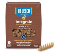 Pastificio DeCecco Fusilli Whole Wheat Pasta No. 34 500g 100% Italian Pasta