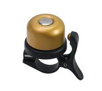 Pastlla Loud Sound Classic Bike Bell, Mountain-Road Bicycle Bell, Supporting Install Locator Equipment for 0.8-0.9 in/ 21-23mm Handlebar Diameter, Gold