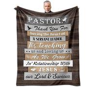 Pastor Appreciation Gifts for Men Pastor Gifts for Men Unique Pastor Gifts Pastor Birthday Gifts for Pastor Appreciation Day Clergy Appreciation Gifts Blanket 60x50 Inch