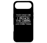 Pastor Appreciation | I Preach the Gospel and I Know Things Case for iPhone Air
